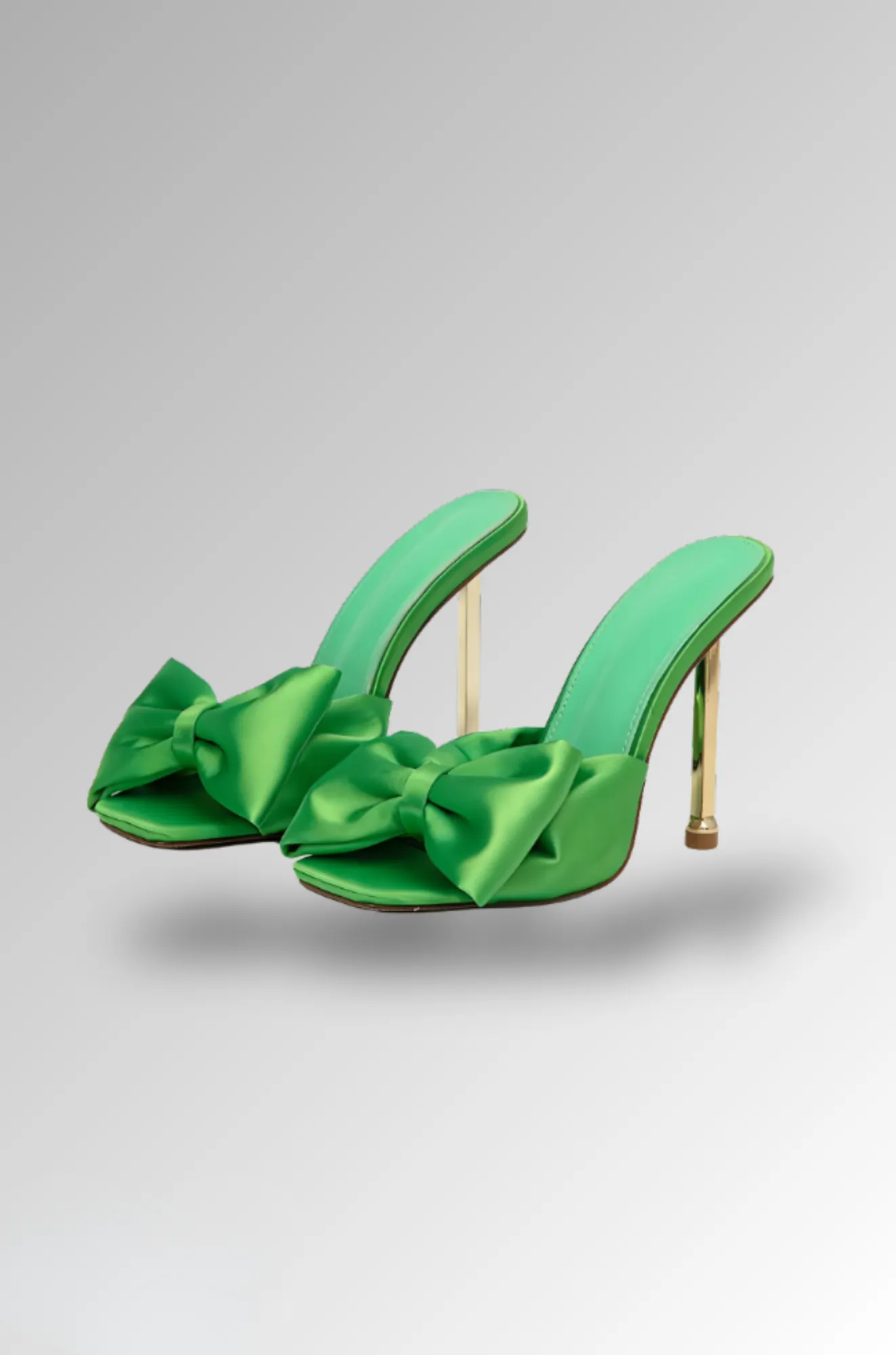 High Heel with Ribbon - Stiletto Mules for Woman