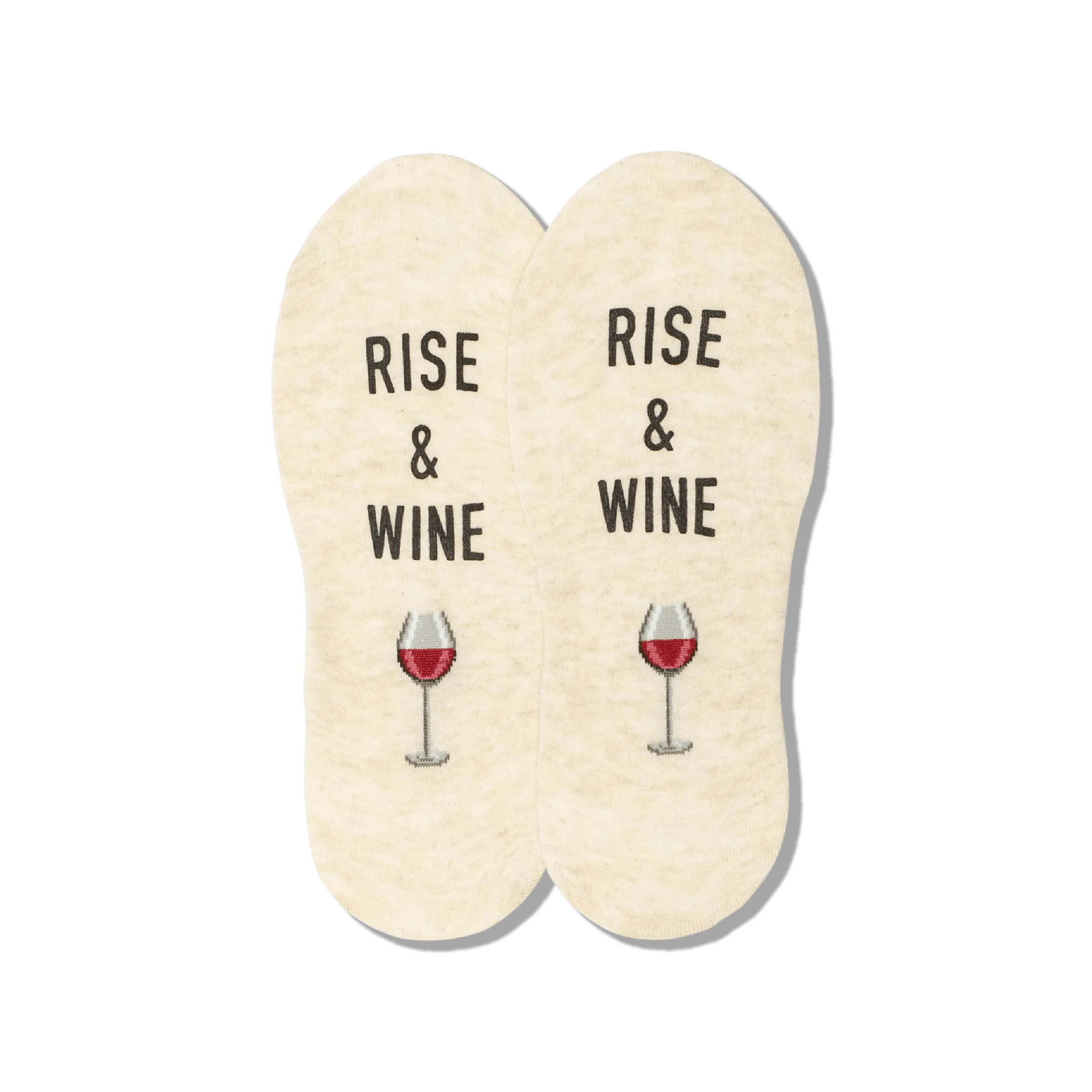 HOTSOX Women's Rise and Wine No Show Socks