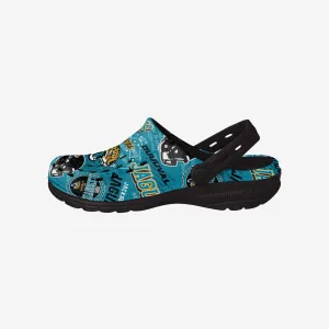 Jacksonville Jaguars Historic Print Clog With Strap