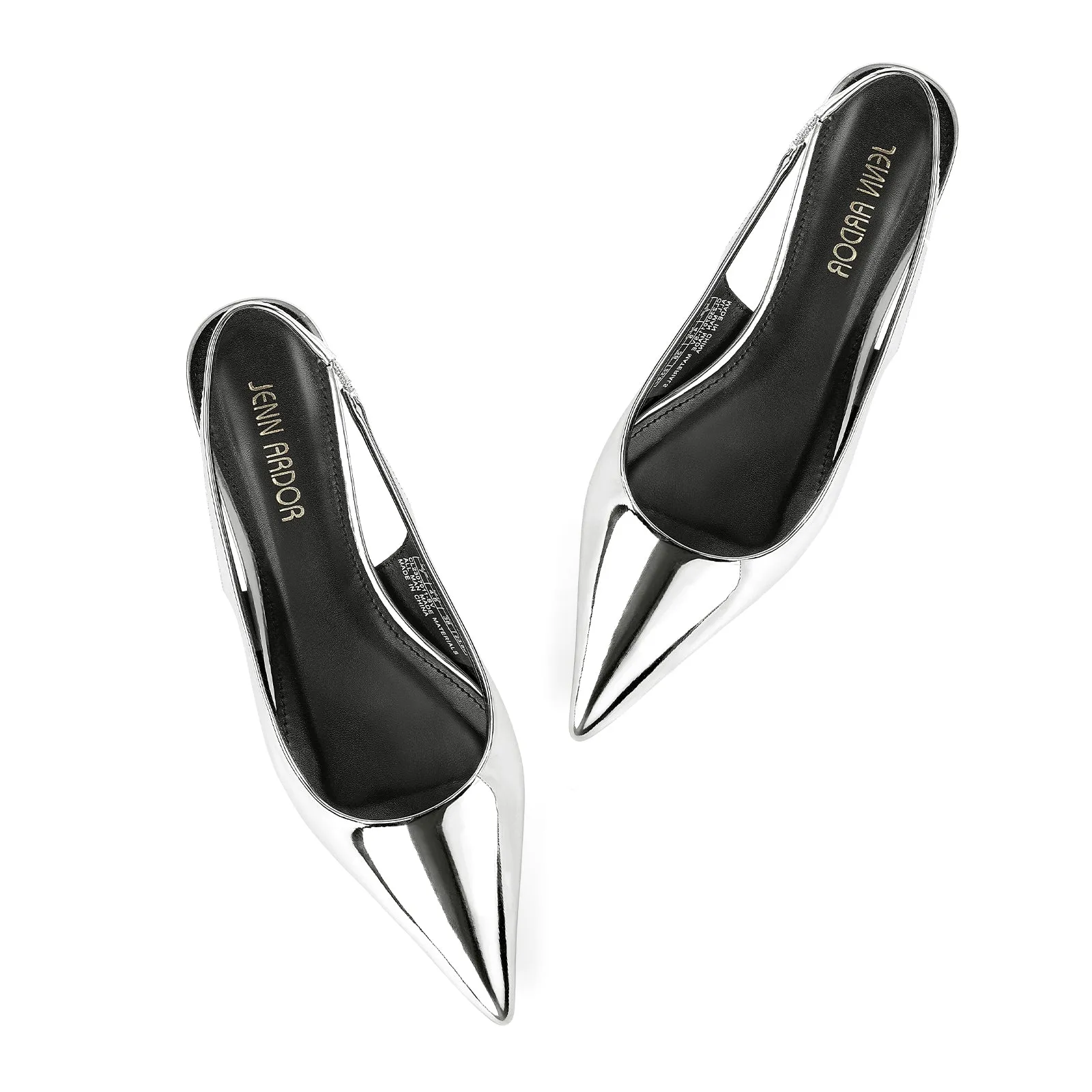 JENN ARDOR Slingback Heels for Women Low Heels Dress Shoes