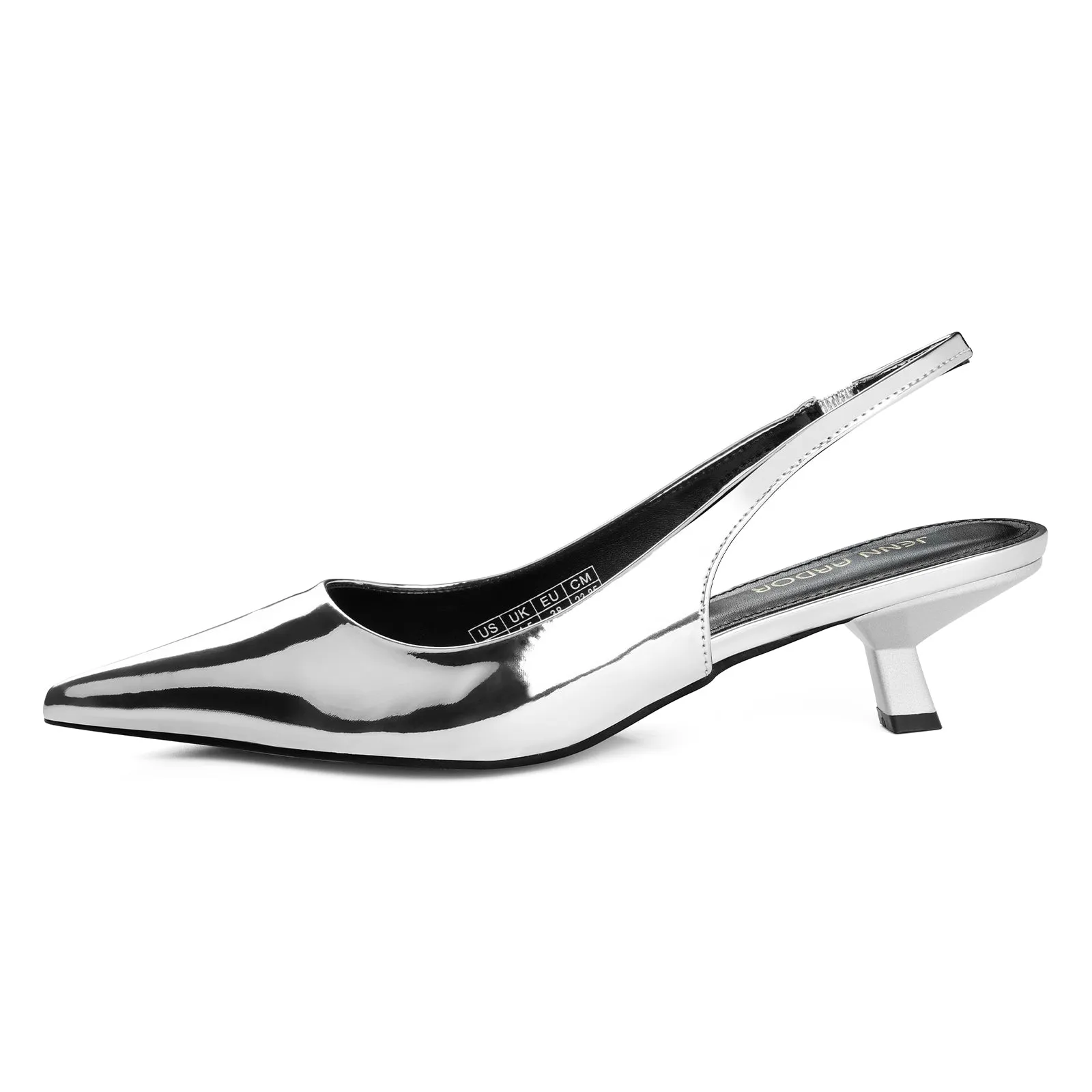 JENN ARDOR Slingback Heels for Women Low Heels Dress Shoes