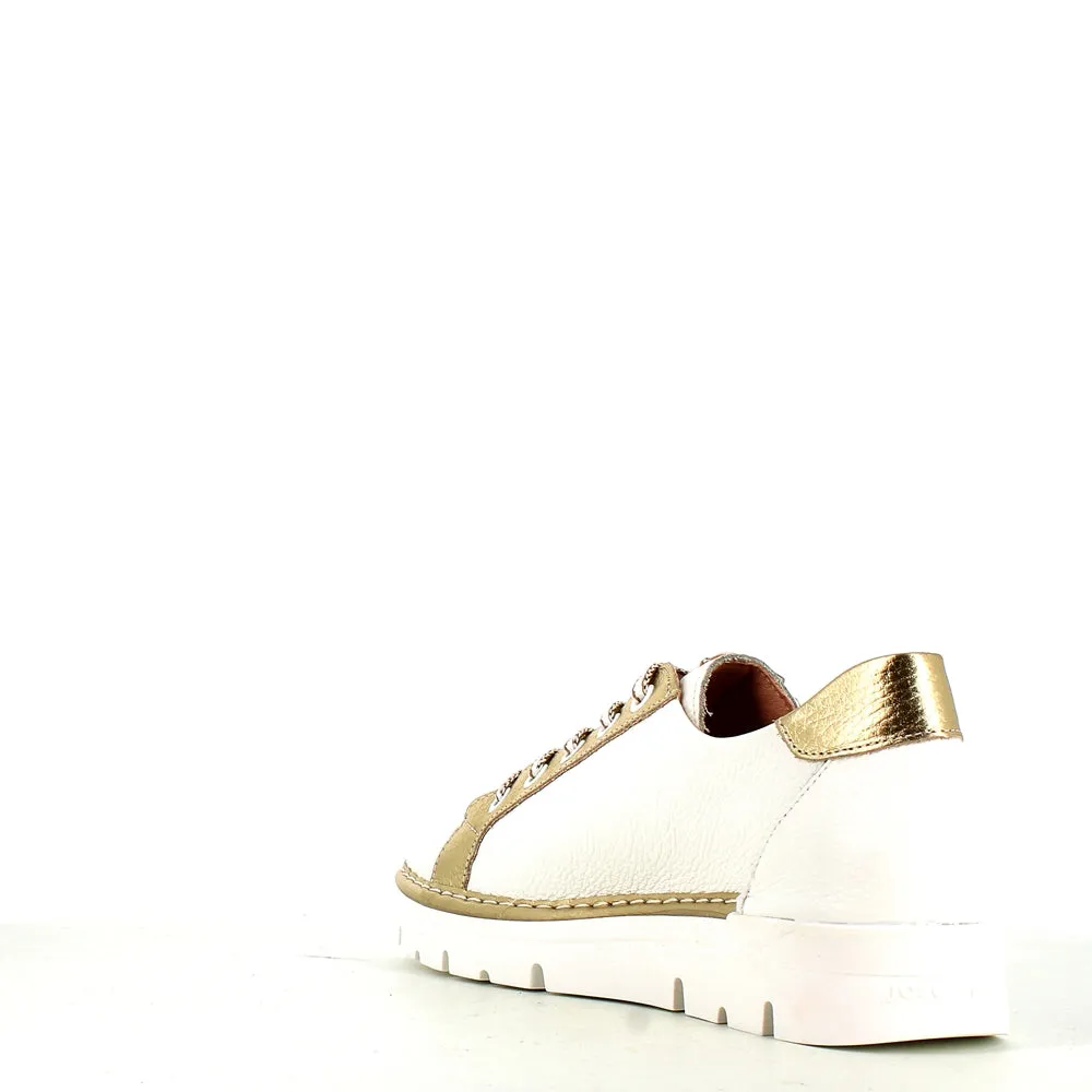 Jose Saenz Laced Trainer White/Gold
