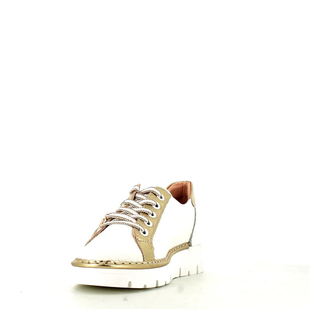 Jose Saenz Laced Trainer White/Gold