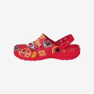 Kansas City Chiefs Historic Print Clog With Strap