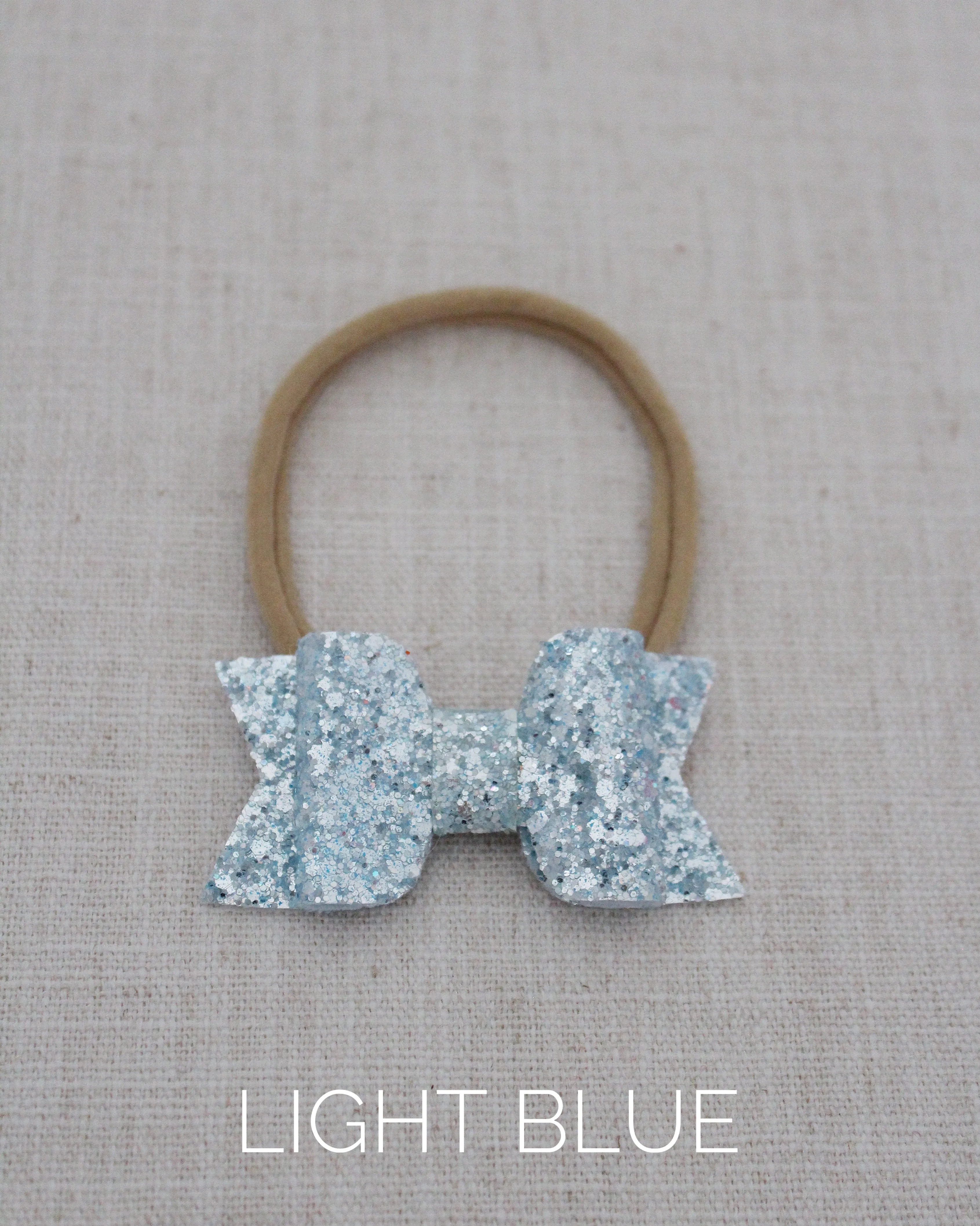 Light Blue Rock Glitter Hair Clip or Shoe Clip