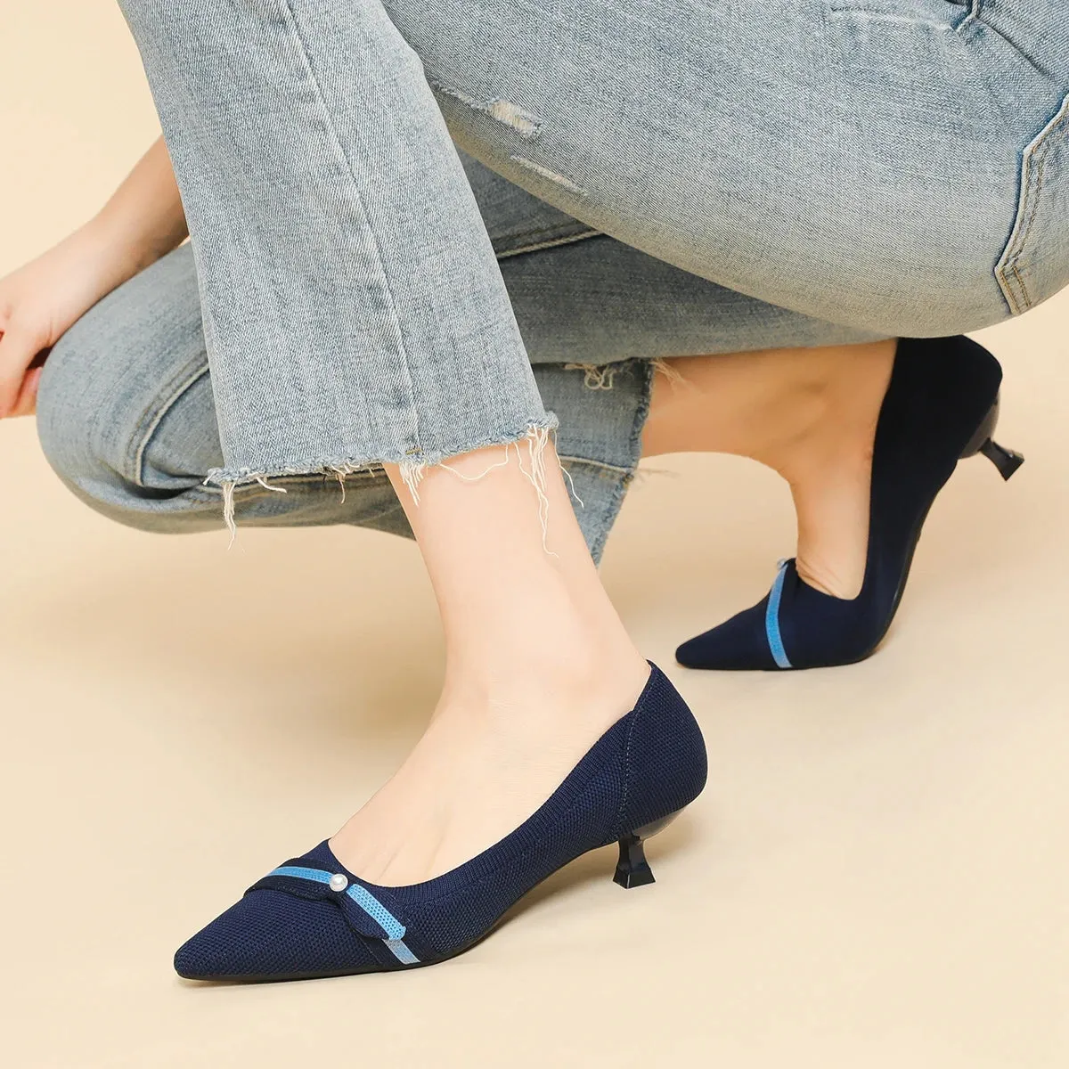 Lily Ribbon Heels