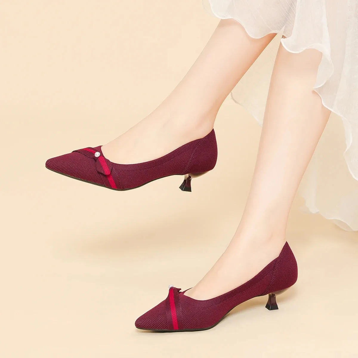 Lily Ribbon Heels