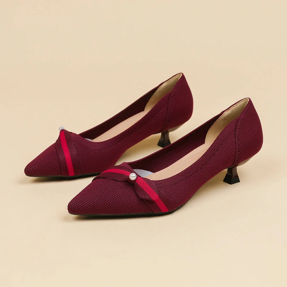 Lily Ribbon Heels