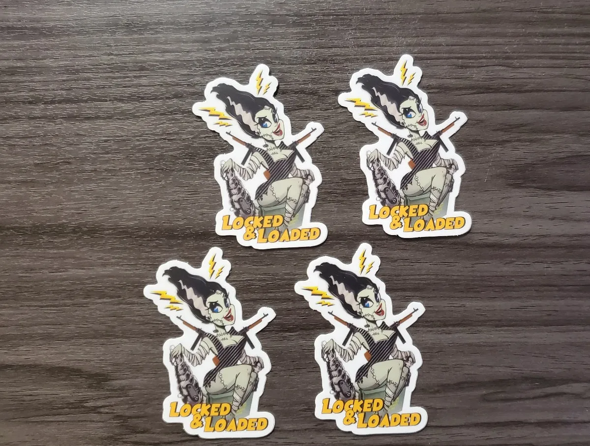 Locked & Loaded Diecut Stickers
