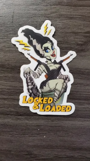 Locked & Loaded Diecut Stickers