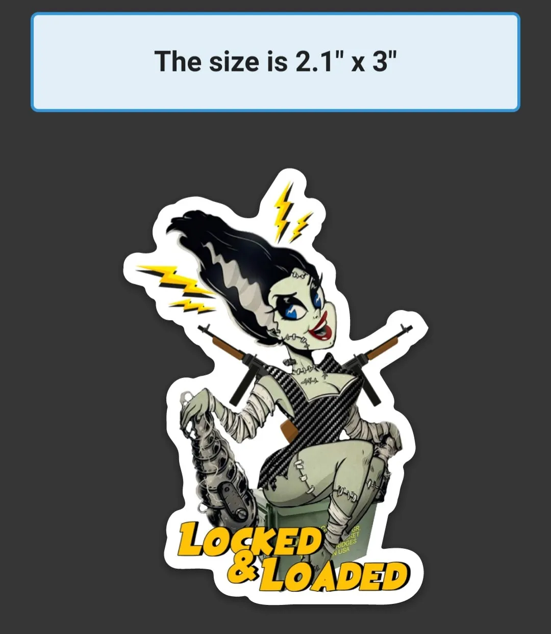 Locked & Loaded Diecut Stickers