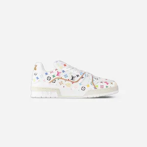 Louis Vuitton LV Trainer Takashi Murakami White