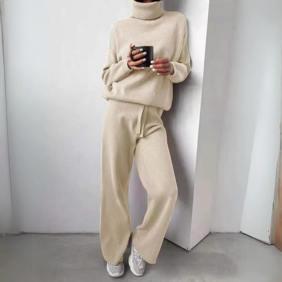 LUXARA™ - Elegant Turtleneck Set