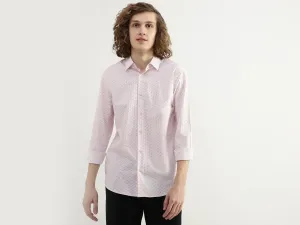 Men Printed Spread Collar Shirt