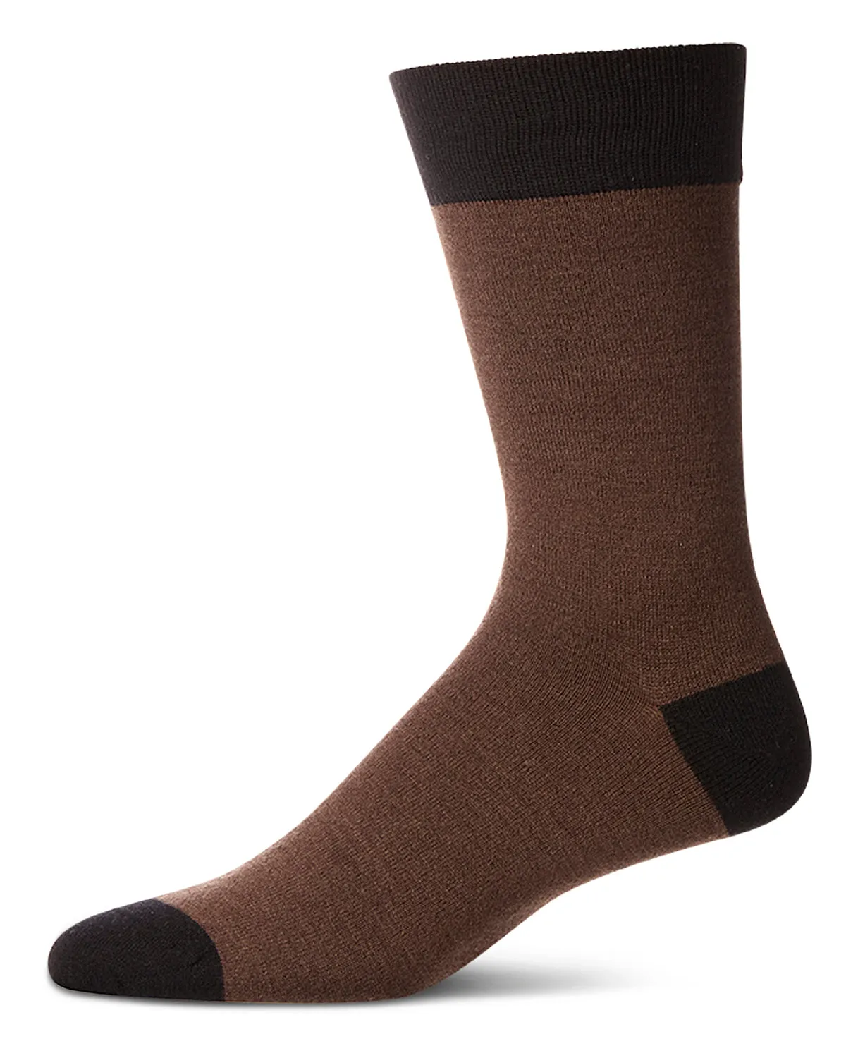 Men's Fancy Heels Luxuriously Soft Cashmere Blend Crew Socks