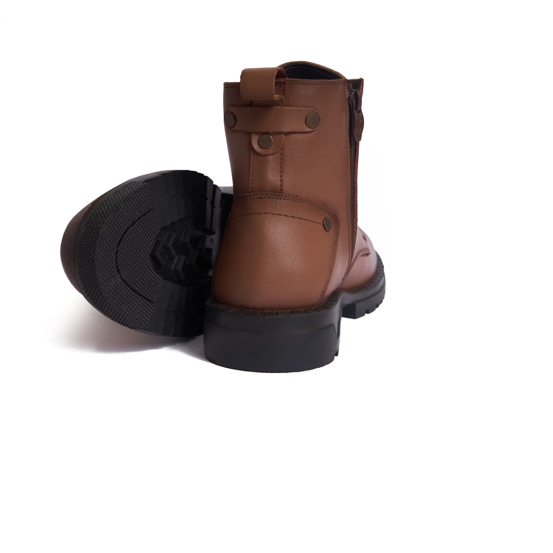 Men's Genuine leather half Boot - Havan Color Model V305
