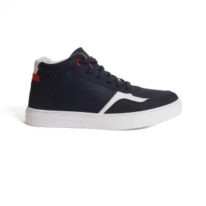 Men's  leather half Boot - Navy Color Model v920