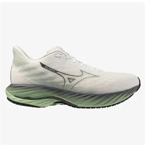 Mizuno Wave Rider 28- Mens - Snow White/Green