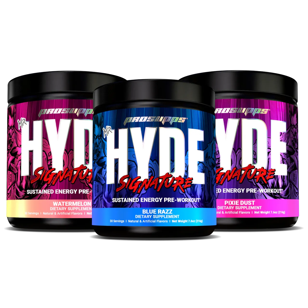 Mr. HYDE® Signature V2 Pre-Workout 30 Servings – Energy, Focus & Pump Enhancer