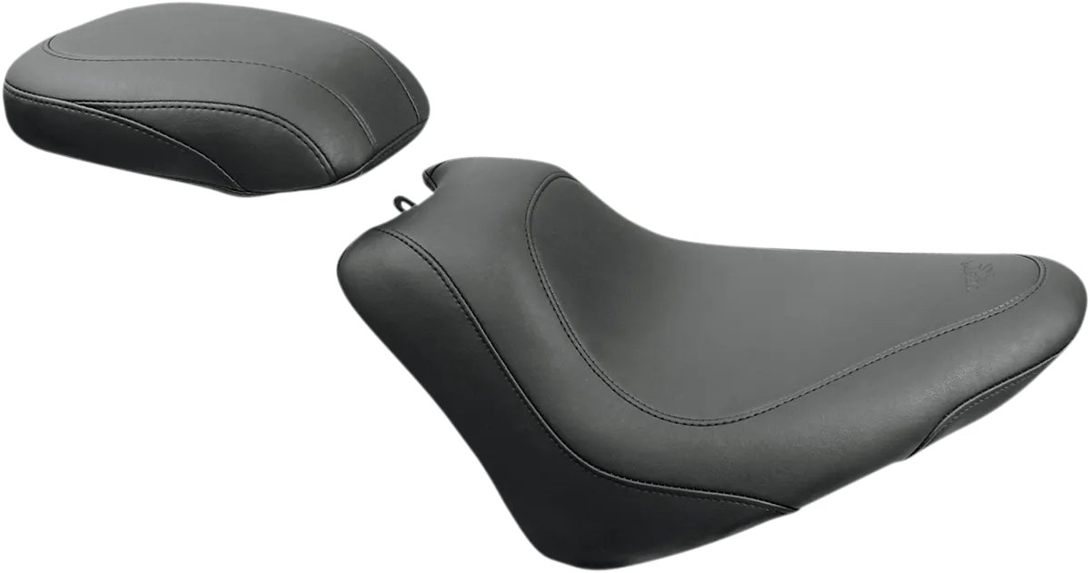 Mustang 76765 Wide Tripper Recessed Passenger Seat - Smooth - Brown