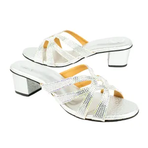 Nahla Heels S245H - Silver