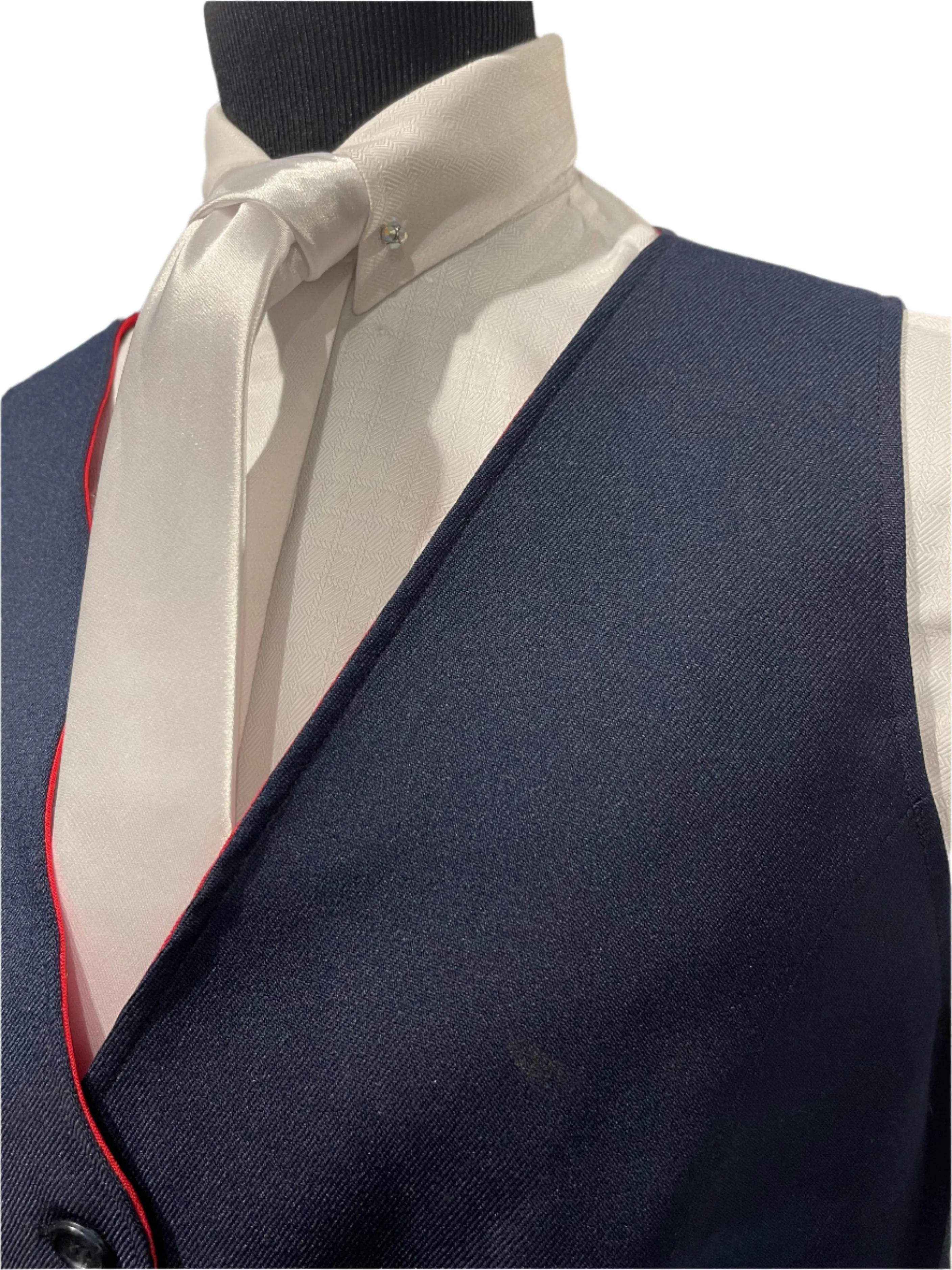 Navy Red Reversable Vest