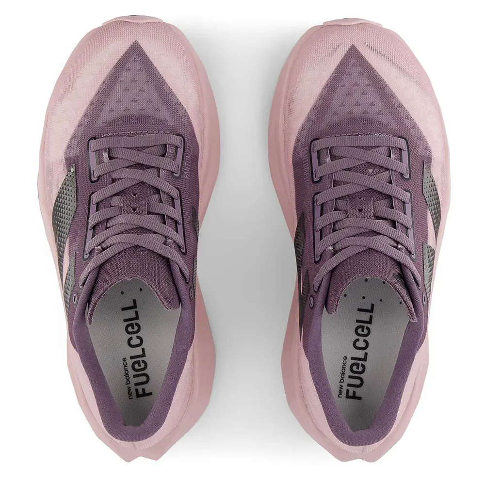New Balance Women's FuelCell Rebel v4 Running Shoes Twilight Haze / Dark Ice Wine / Black