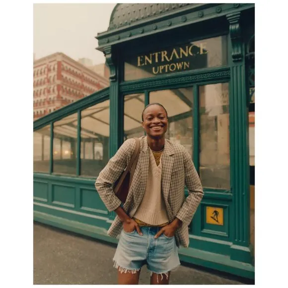 [NWT] Madewell Denim Cutoff Shorts in Light Wash