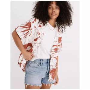 [NWT] Madewell Denim Cutoff Shorts in Light Wash
