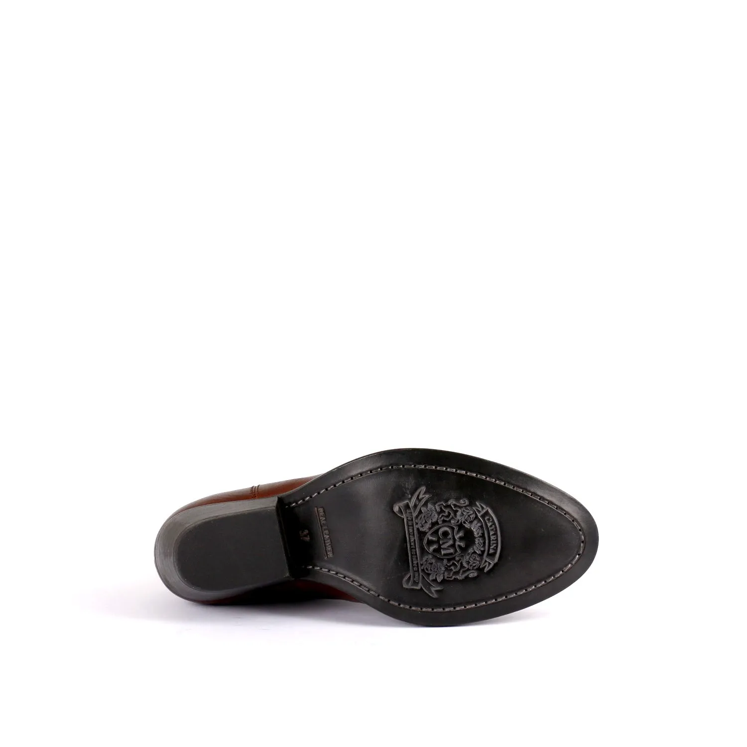 OLSEN LEATHER BROWN