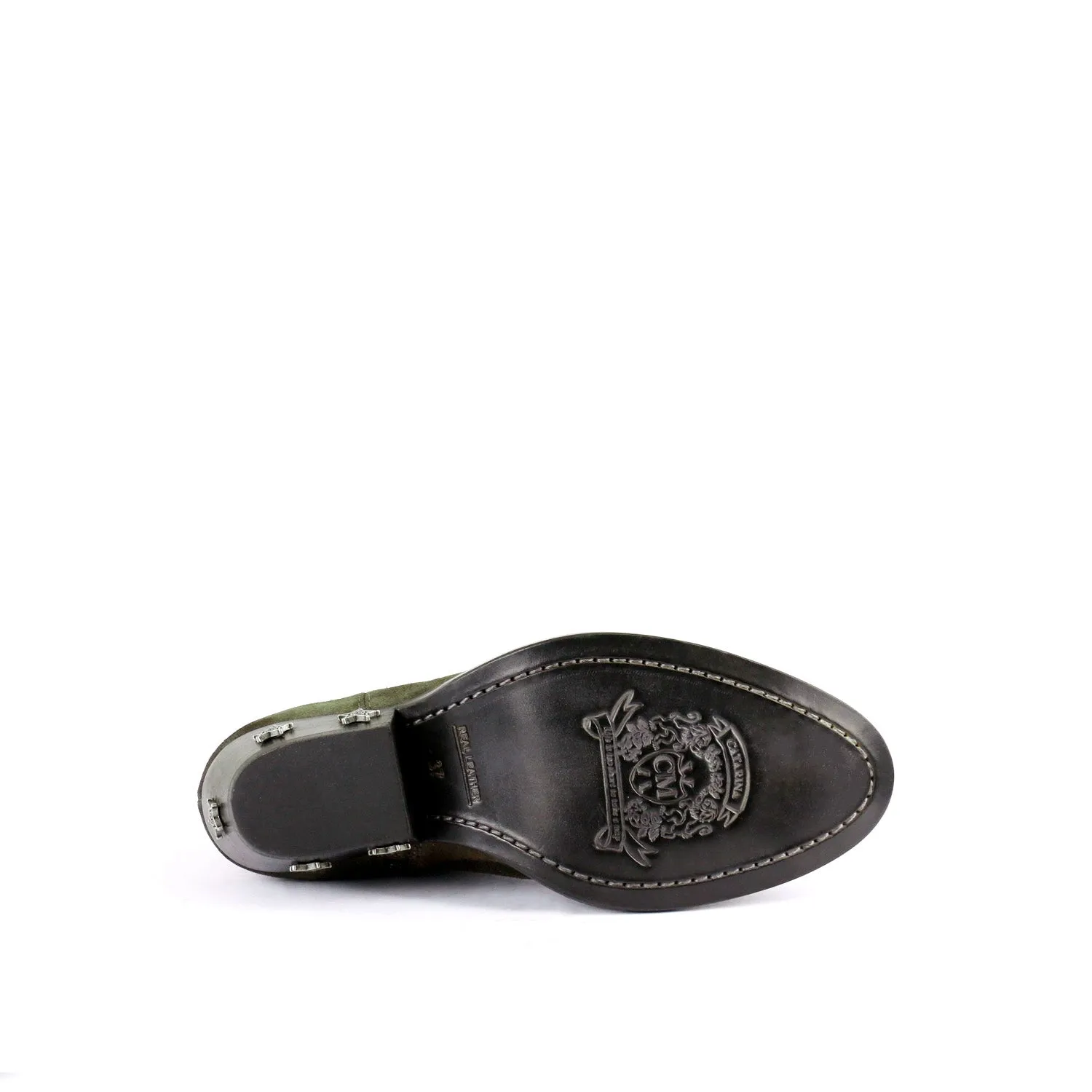 OLSEN SUEDE GREEN KHAKI