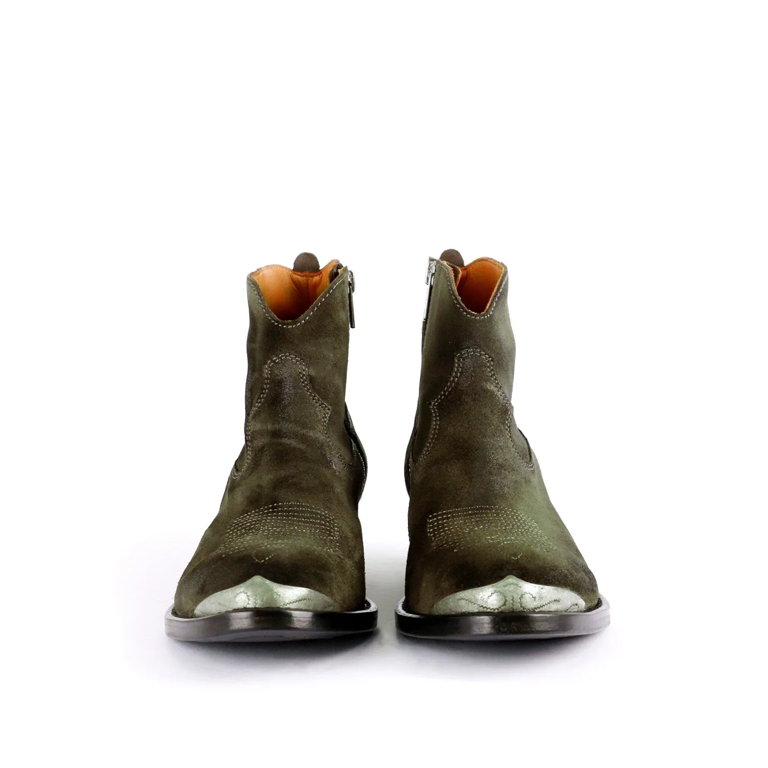 OLSEN SUEDE GREEN KHAKI