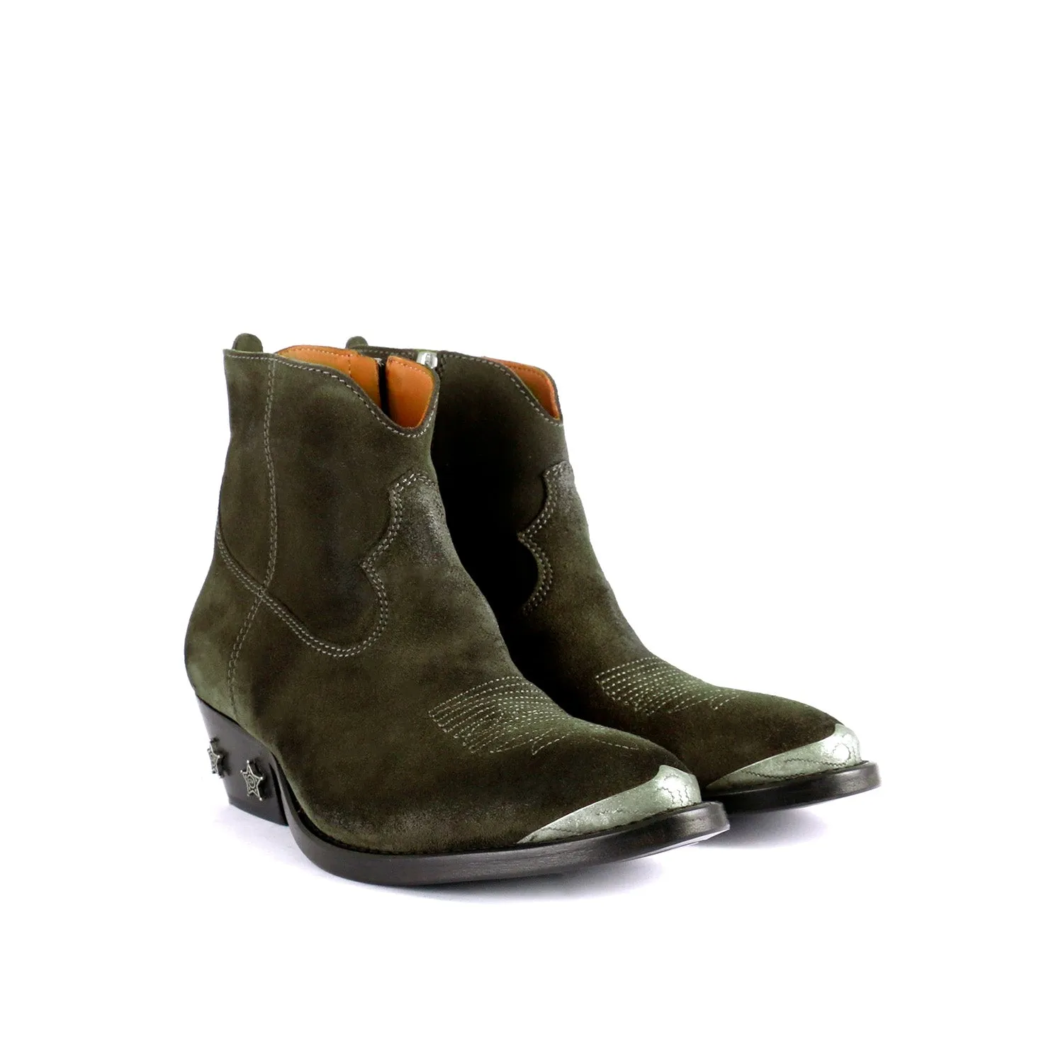 OLSEN SUEDE GREEN KHAKI