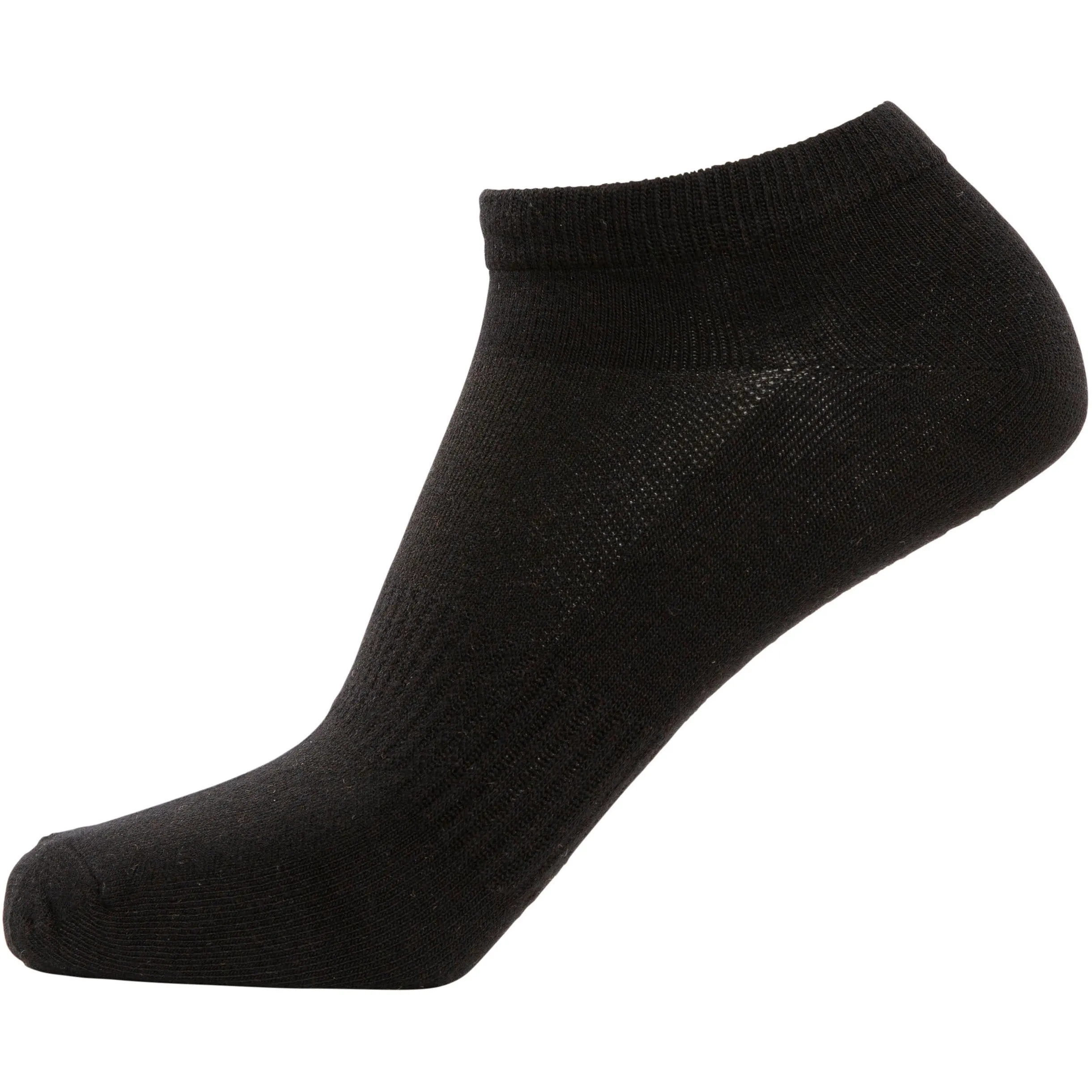 Orbital Unisex Adults 5 Pairs of Bamboo Viscose Trainer Liners in Black