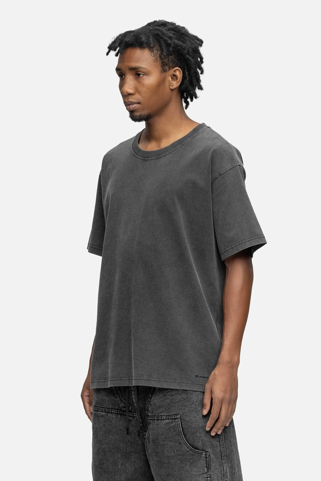 OVERSIZED T-SHIRT WASHED BLACK