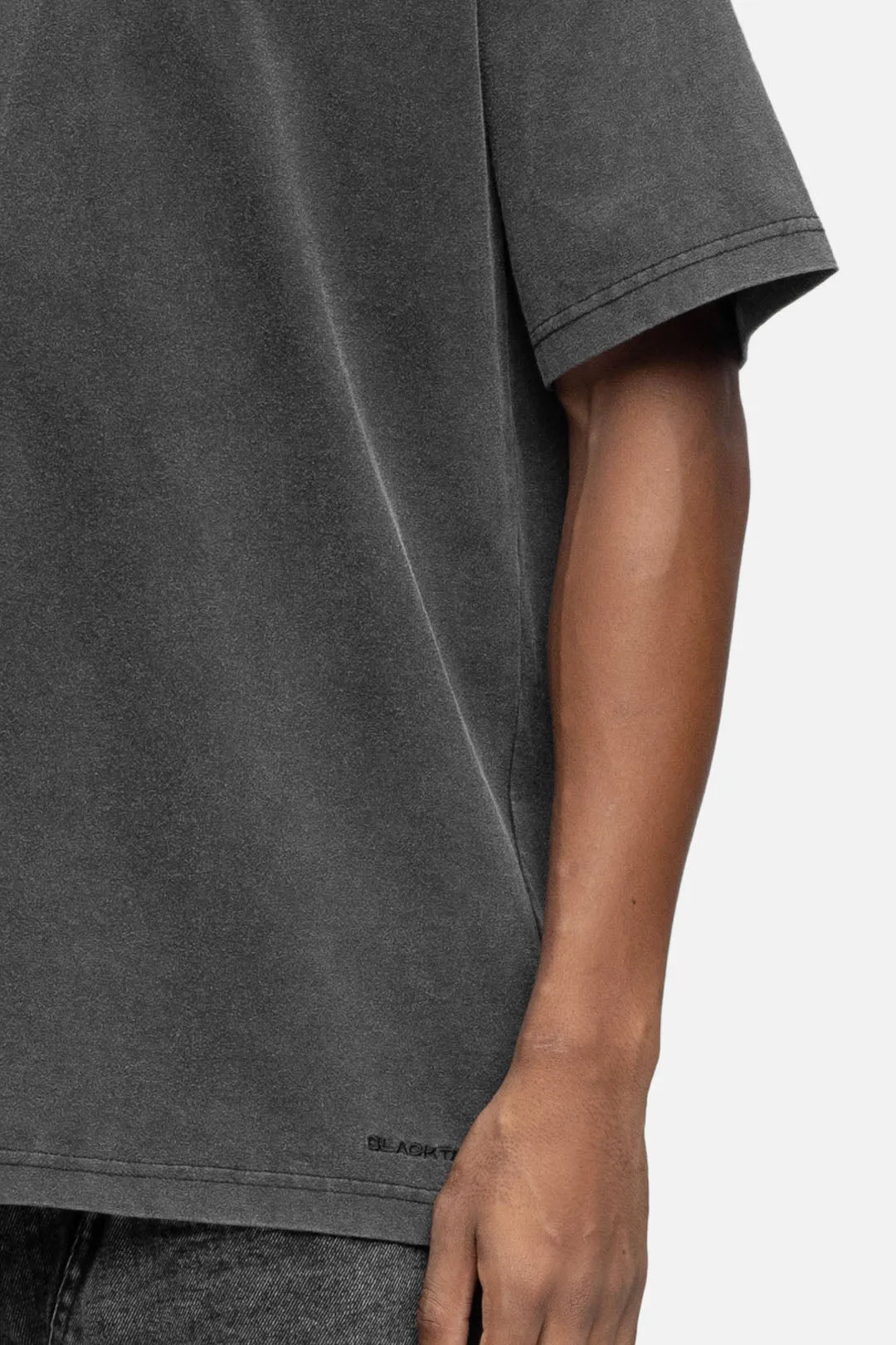 OVERSIZED T-SHIRT WASHED BLACK
