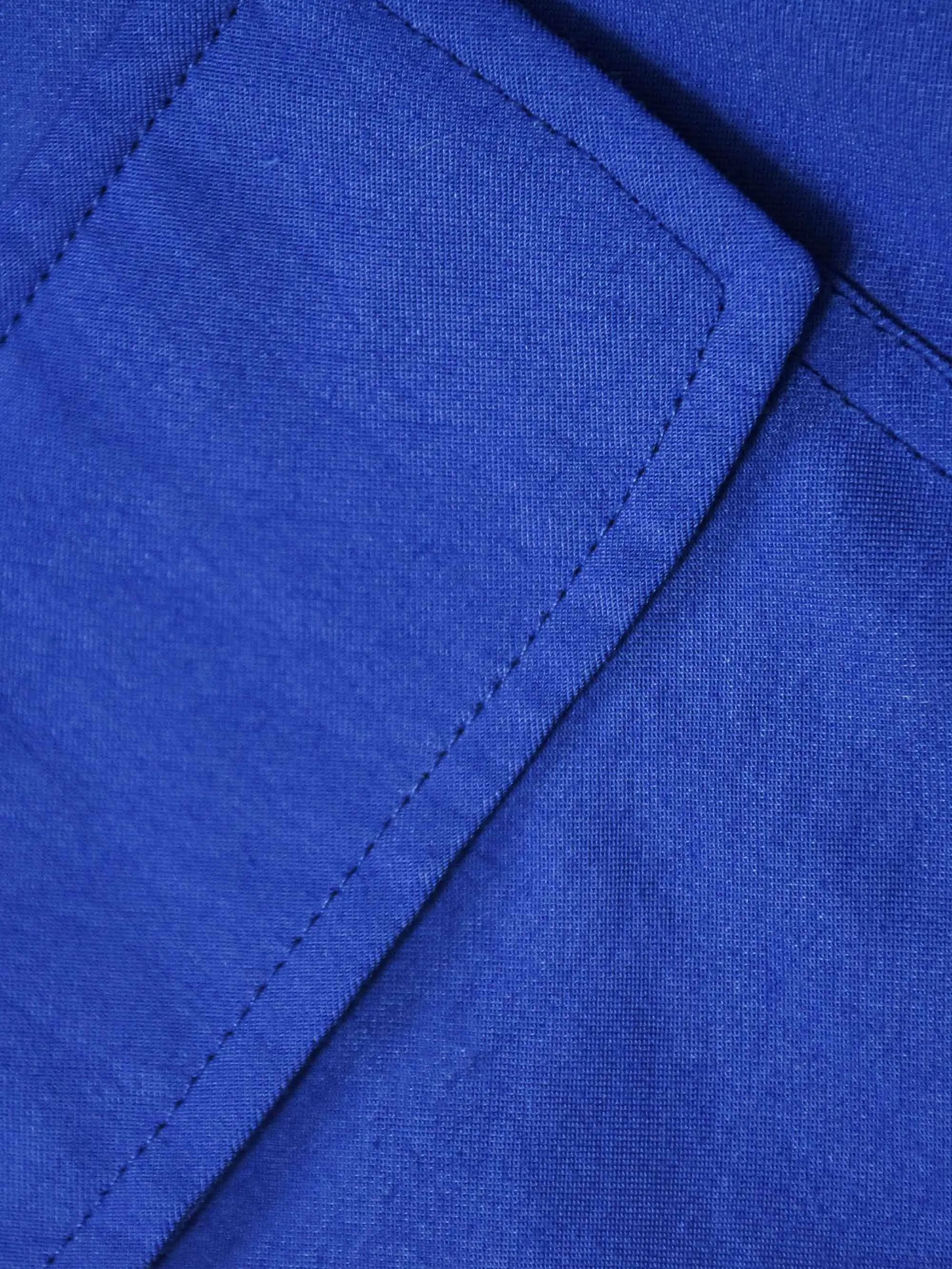 Petite Blue Pocket Detail Midi Shirt Dress