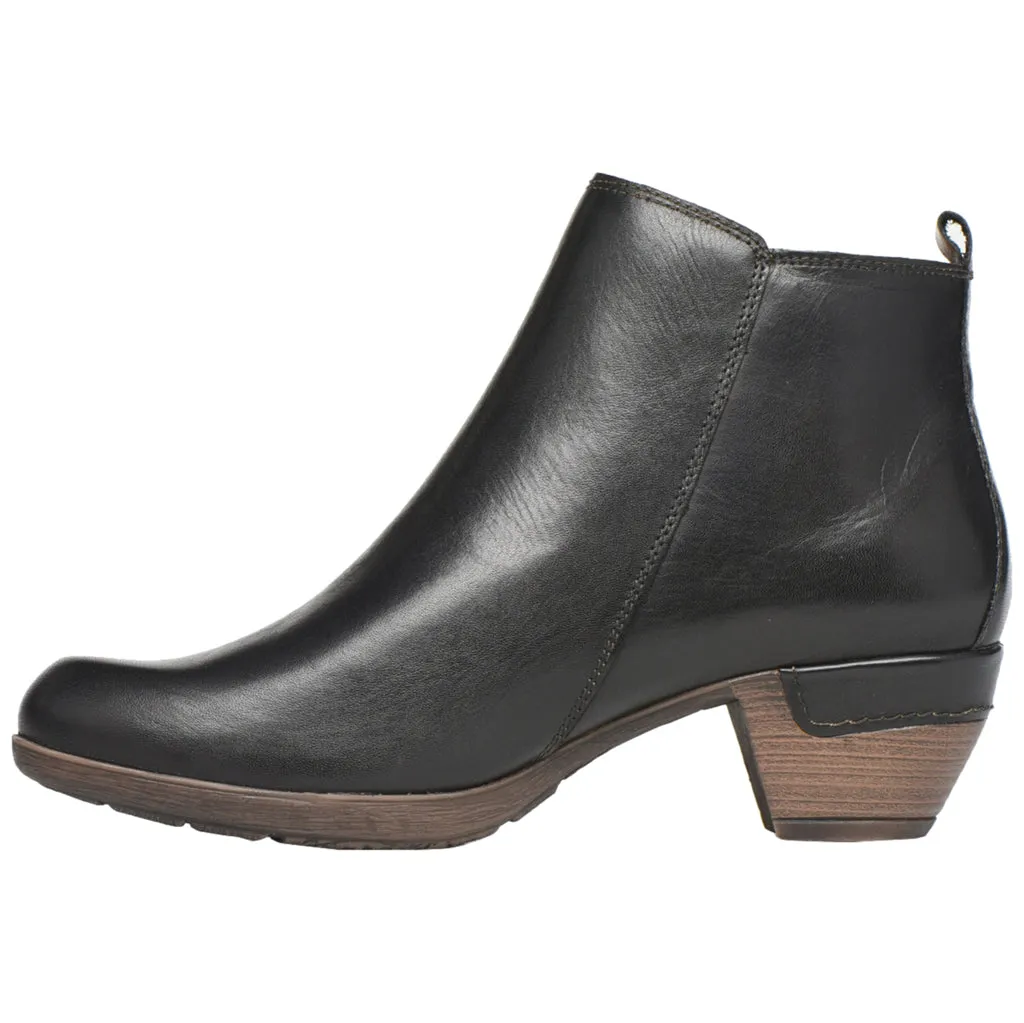 Pikolinos Rotterdam Calfskin Leather Women's Mid Heel Zip Up Ankle Boots