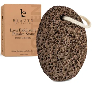 Pumice Stone for Feet - Natural Lava Stone Foot Exfoliator, Callus Remove for Feet, Hands & Dead Skin, Foot Scrubber for Pedicure & Cracked Heels, Strong & Durable Design for Smooth & Soft Feets