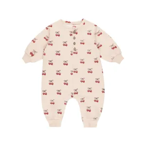 Quincy Mae Relaxed Fleece Jumpsuit - Mon Amour
