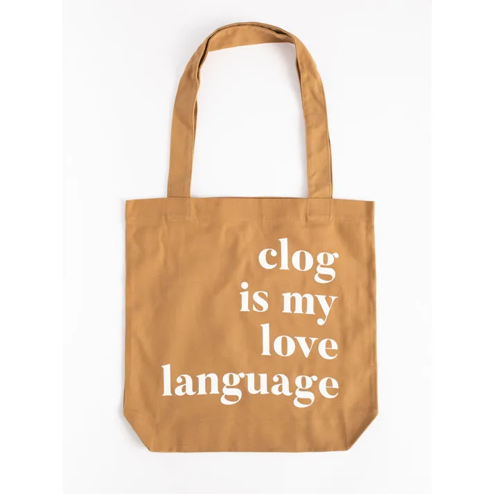 "Love Language" Cotton Tote