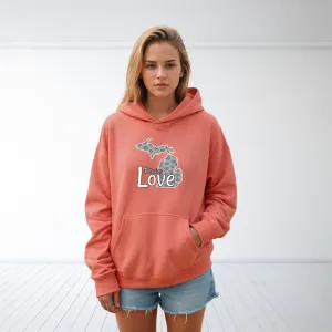 "Petoskey Love" Relaxed Fit Classic Unisex Hoodie