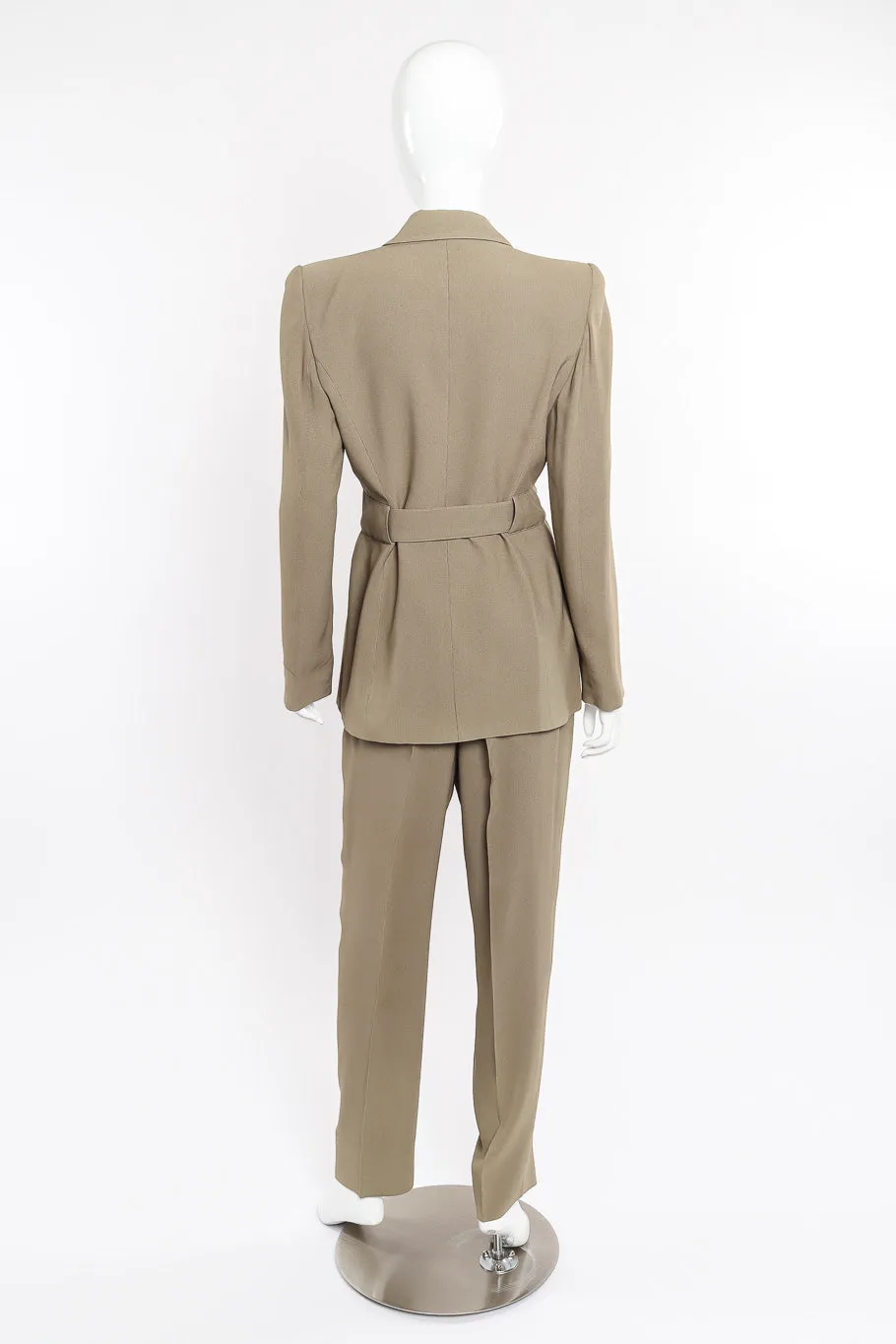 Relaxed Tie-Front Jacket & Pant Suit