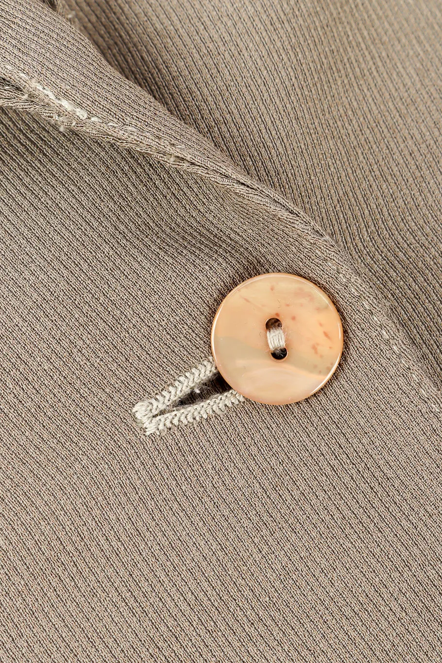 Relaxed Tie-Front Jacket & Pant Suit