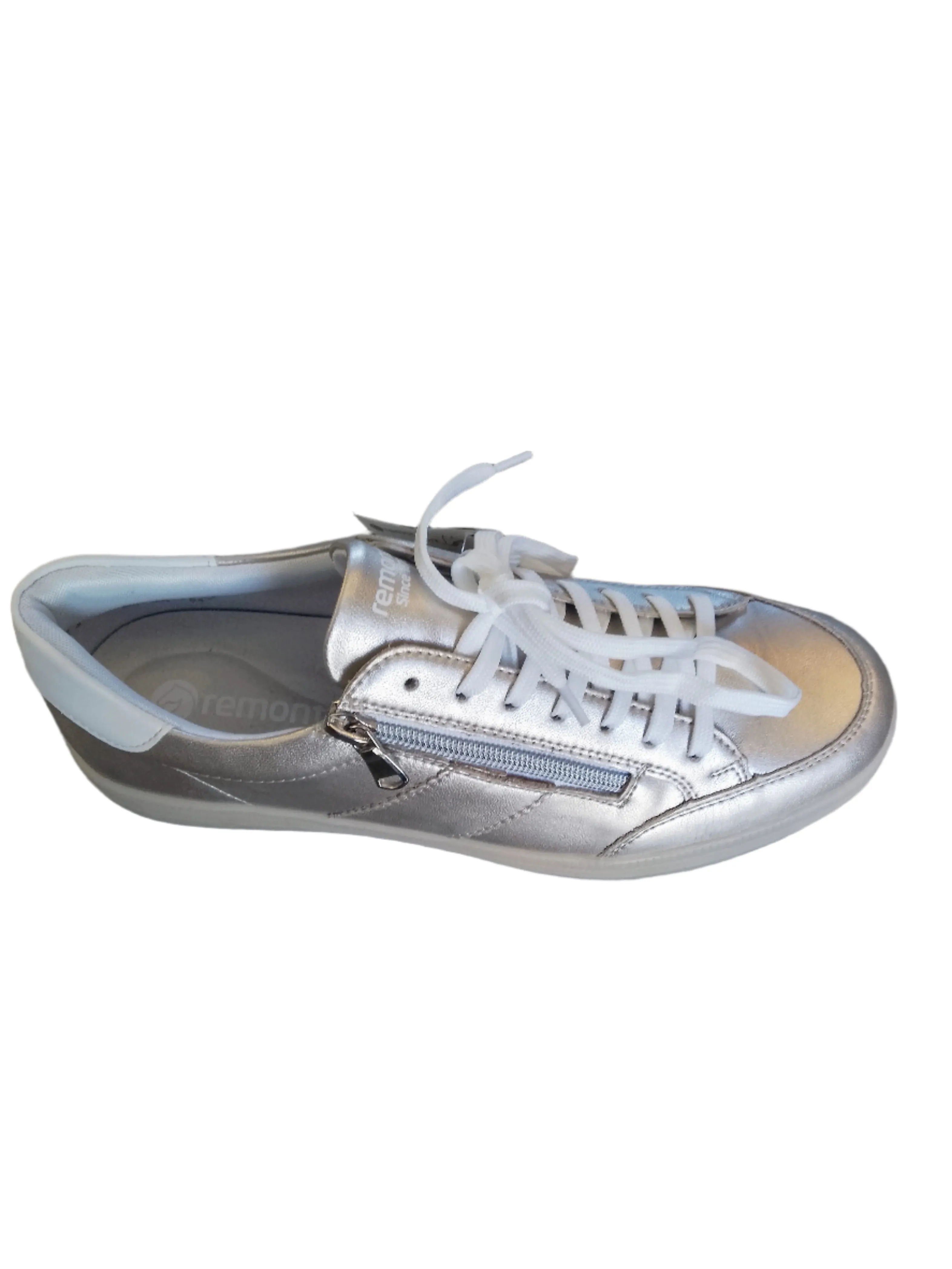 Remonte Pale Gold Leather Trainers