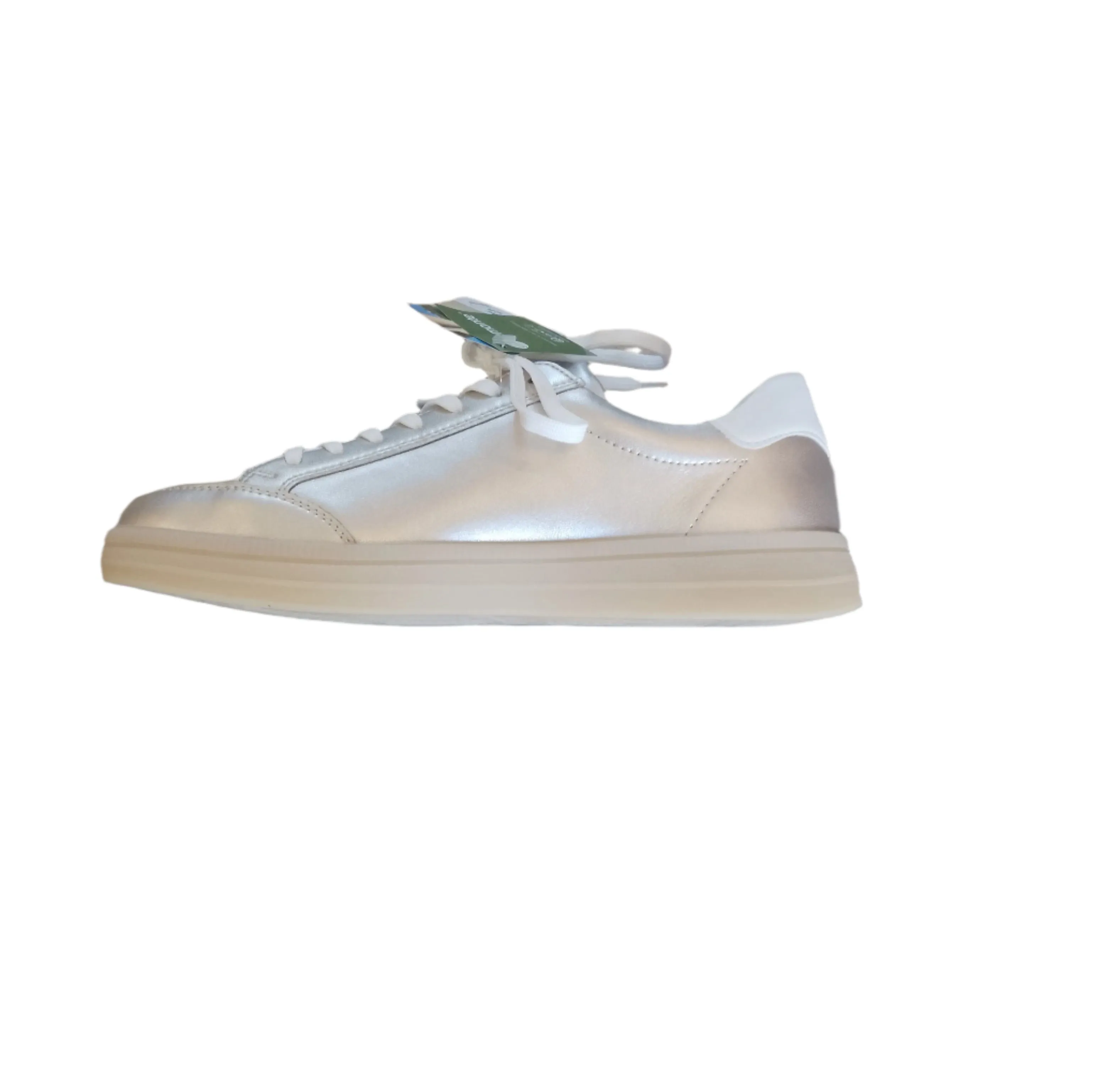 Remonte Pale Gold Leather Trainers
