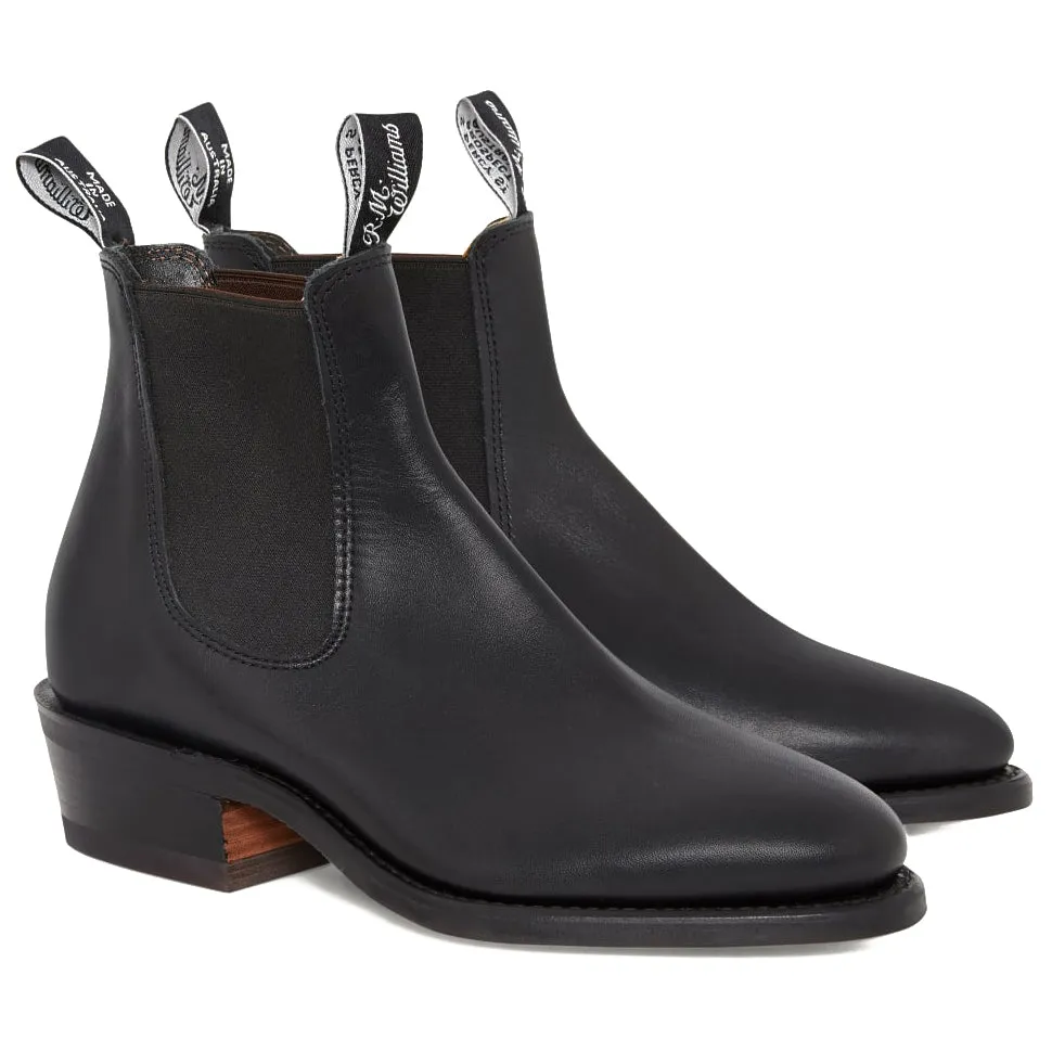 R.M. Williams Comfort Lady Yearling Wide E Black