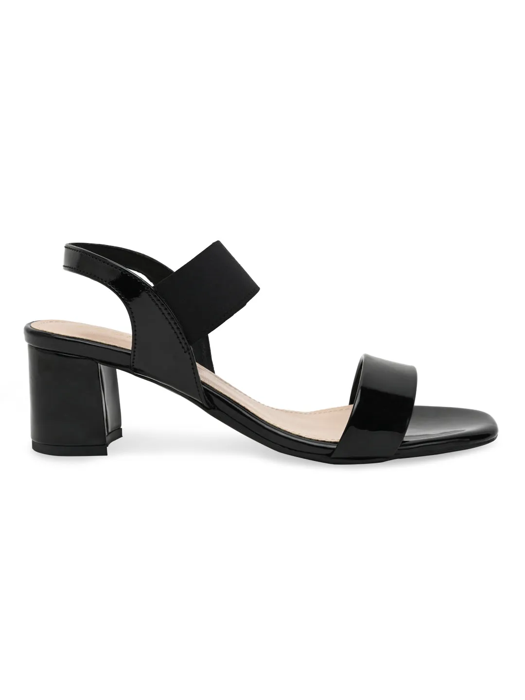 Rocia By Regal Black Women Classic Patent Sandals