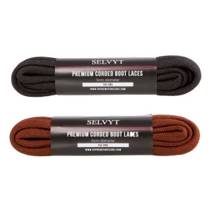 Selvyt Premium Corded Boot Laces