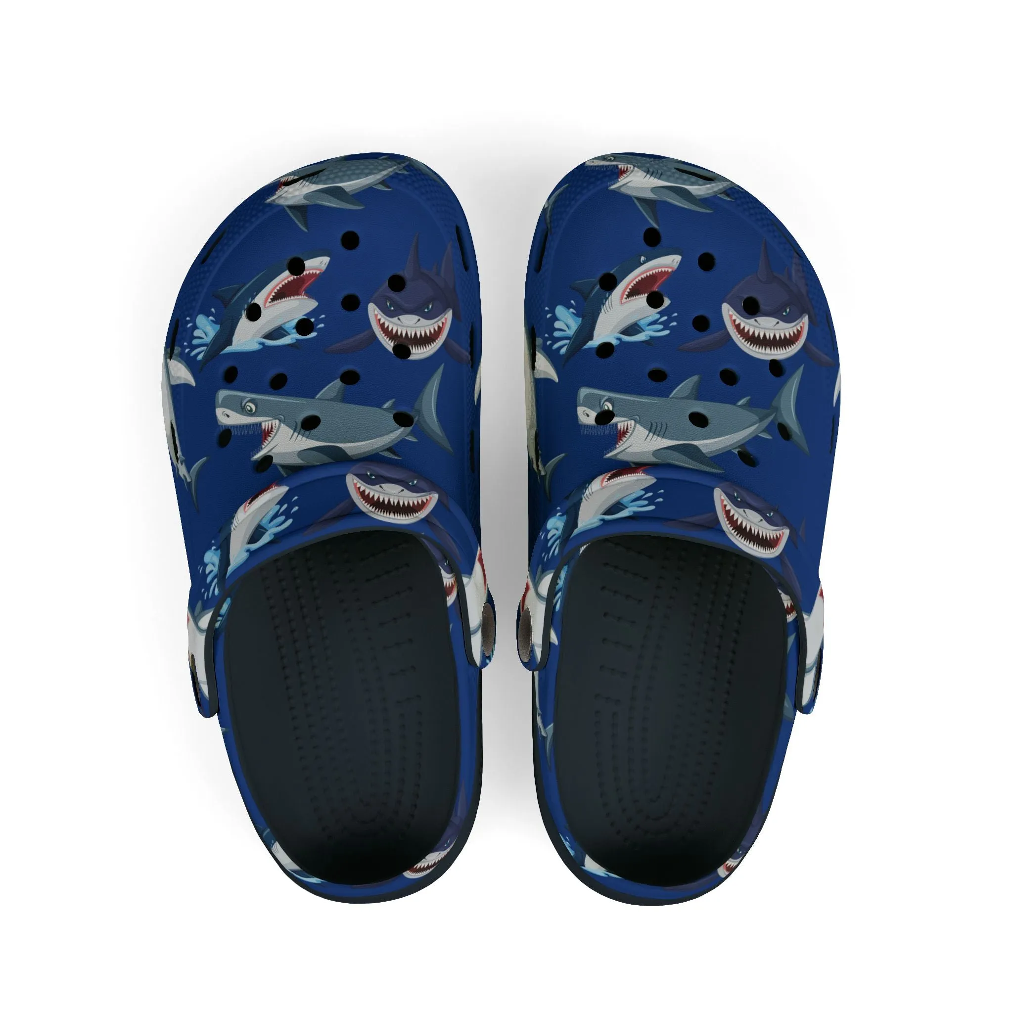 SHARKS #2 Foamn Crocs for Kids!